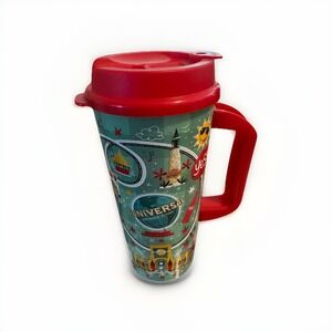 Universal Studios Orlando Resort Coca-Cola Plastic Cup Tumbler Handle Rare